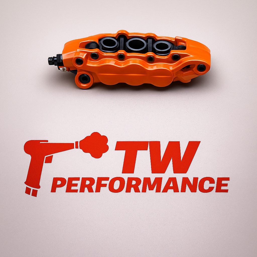 Motorrad Bremssattel Pulverbeschichtung