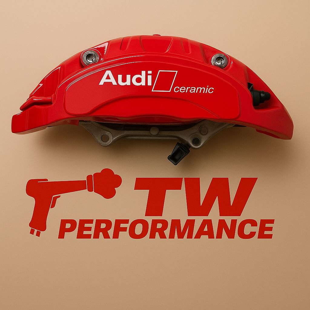 1x Auto Bremssattel Pulverbeschichtung, sehr groß (bis zu 10 Kolben)